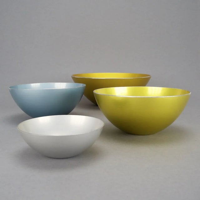 Anodized Aluminum Bowls by Bjørn Engø for Emalox, 1950s, Set of 4 For Sale - Image 12 of 12