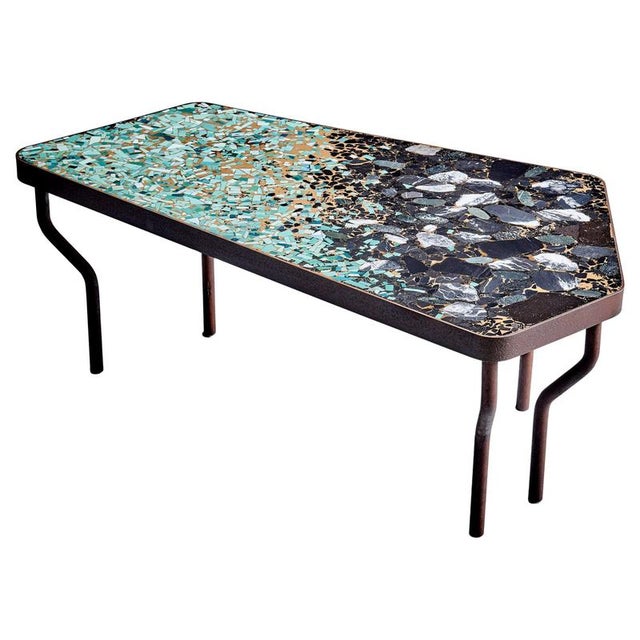 Hand-Crafted Terrazzo Coffee Table by Felix Muhrhofer For Sale - Image 12 of 12