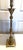 1990s 1990’s Frederick Cooper Tall Brass Lamp With Shade For Sale - Image 5 of 10