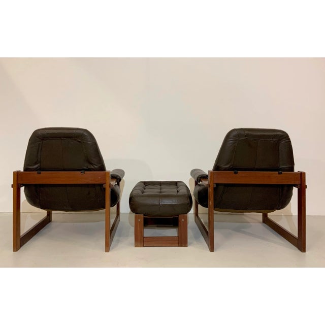 Percival Lafer MP-91 Earth Lounge Sofa Set, 1970s, Brazil, Set of 4 For Sale - Image 14 of 18