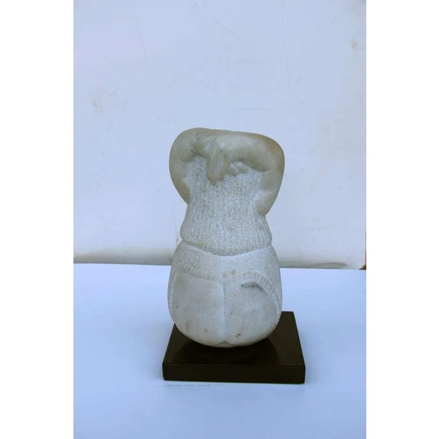 Stone Stone Carving Monogrammed, Dated 1979 For Sale - Image 7 of 11