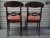 Regency Style Parlor Chairs Red Upholstery - a Pair For Sale - Image 4 of 9