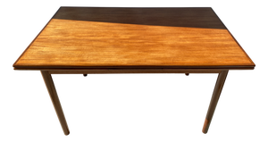 Vintage Teak Dining Table with Extension Leaves