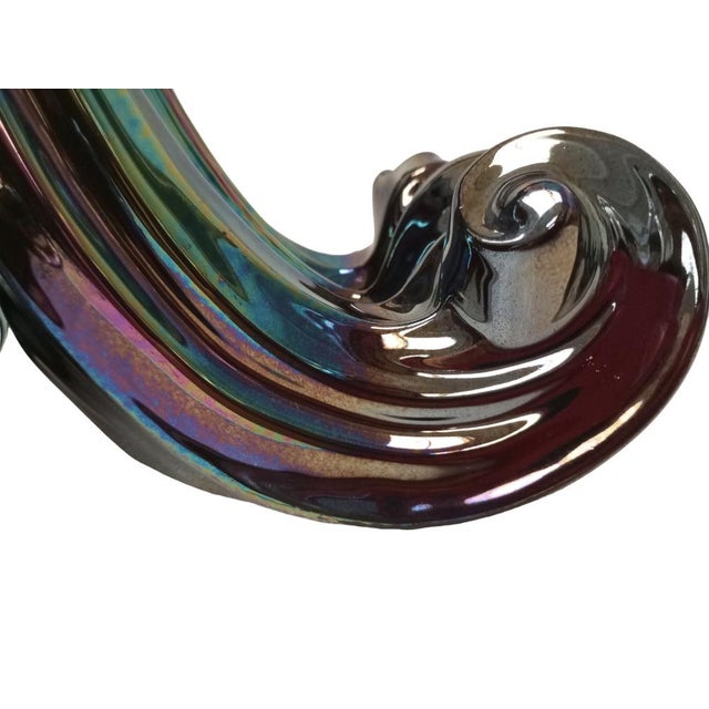 Guido Mariani, Waves, 1980s, Ceramic, Set of 2 For Sale - Image 10 of 18
