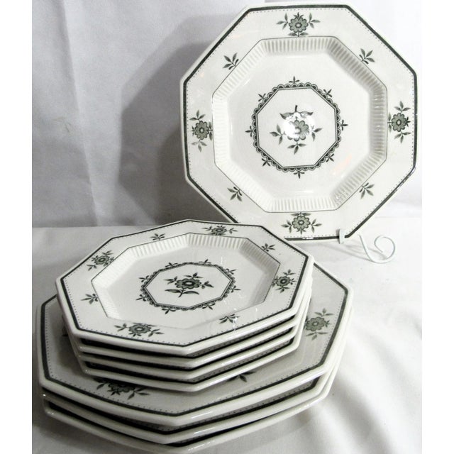 Independence Ironstone From Japan 8 Plates 1776 For Sale - Image 9 of 10