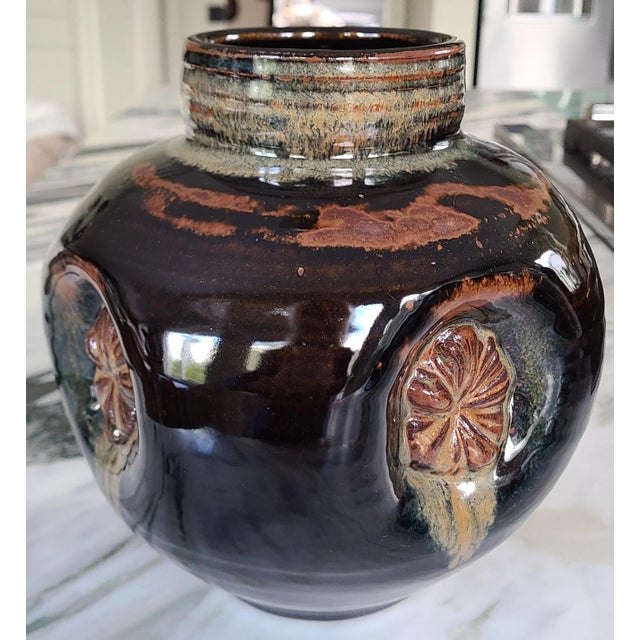 Vintage Royce Yoder Studio Art Pottery Vase For Sale - Image 11 of 13