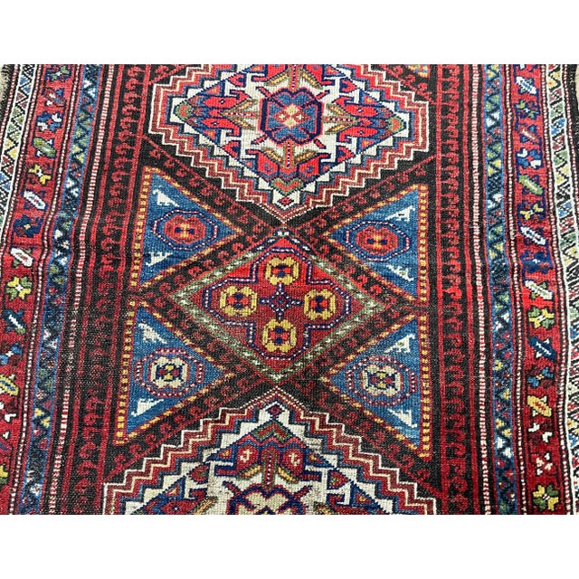 Textile Antique Kurdish Runner, C-1900 For Sale - Image 7 of 12