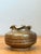 Brown Vintage Original Studio Pottery Ruffle Vase For Sale - Image 8 of 12