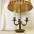 Vintage French Brass Bouillotte Lamp With Height Adjustable Tole Shade For Sale - Image 9 of 13