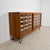 Vintage German Pine Sideboard with 24 Drawers and Glass Sliding Doors, 1960s For Sale - Image 10 of 14