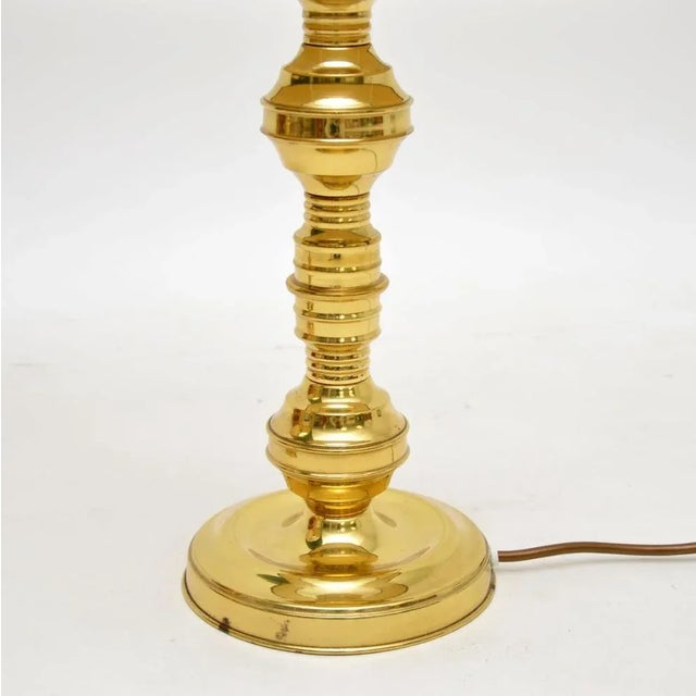 1970s Vintage Brass Table Lamps, 1970s, Set of 2 For Sale - Image 5 of 6