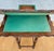 Spanish Carved Oak Games Table with Original Green Felt, 1920s For Sale - Image 9 of 13