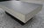 Metal Minimalist Brushed Aluminium Coffee Table from Roche Bobois, 1970s For Sale - Image 7 of 18