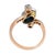 1910s Edwardian Sapphire Diamond 18k Yellow Gold Ring, Size 5.25 For Sale In Los Angeles - Image 6 of 7