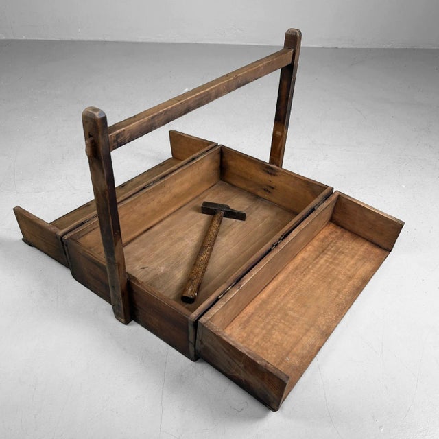Japanese Kōgu-Bako Mingei Tool Box, 1930s For Sale - Image 4 of 14