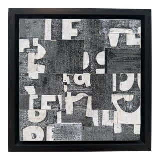 Cecil Touchon Original Collage on Canvas Titled: PDP 1359 ct23 2023 For Sale