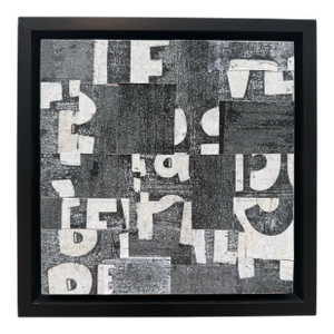 Cecil Touchon Original Collage on Canvas Titled: PDP 1359 ct23 2023
