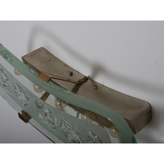 Wall Lights Model 1598 attributed to Max Ingrand for Fontana Arte, Italy, 1956, Set of 2 For Sale - Image 12 of 13