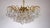 Mid-Century Modern Brass & Lead Crystal Chandelier from Palwa For Sale - Image 3 of 15