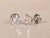 The Virgil Village 1.96 Carat Total Weight Diamond Stud Earrings in Platinum Martini Settings. The earrings are set with a...
