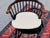 Textile Vintage Mid-19th C. High-Back Windsor Style Chair For Sale - Image 7 of 12