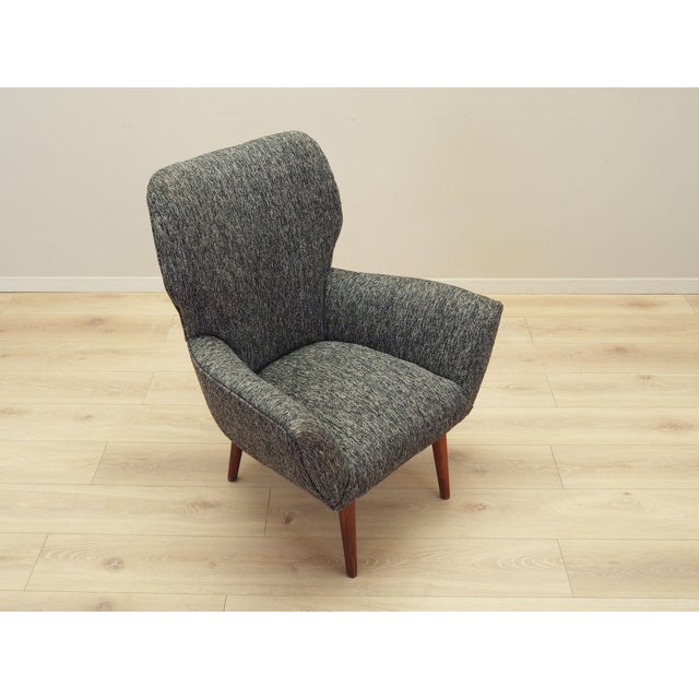 Italian Grey Armchair, 1970s For Sale - Image 12 of 13
