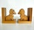 Pair of Swiss Handcrafted Wooden Dachshund Book Ends For Sale - Image 4 of 12