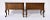 Baker Furniture French Louis XV Serpentine Commodes, Tiger Oak, 1960s For Sale - Image 11 of 12