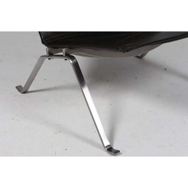 1970s PK22 Lounge Chair in Full Grain Aniline Leather by Poul Kjærholm for Fritz Hansen, 1970s For Sale - Image 5 of 9