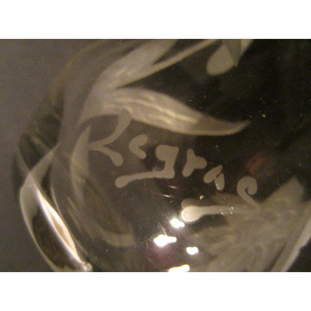 Pair of Early 19th Century Etched Tulips Cameo Glass Vases Signed Legras France For Sale - Image 16 of 17