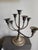 Decorative Brass Candlelabra With Six Flared Arms For Sale - Image 4 of 11