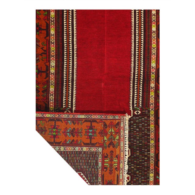Traditional Pasargad DC Afghan Baluch Handmade Rug For Sale - Image 3 of 3
