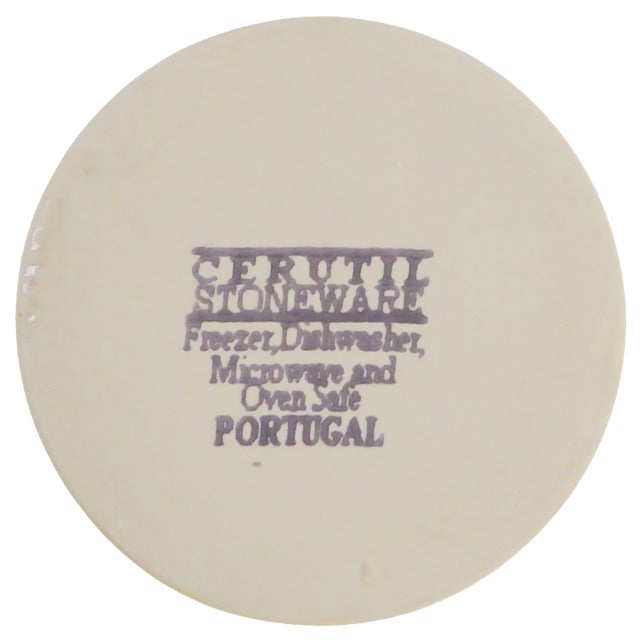 Late 20th Century Portuguese Mustard Hued Individual Glazed Stoneware Ramekins - Set of 6 For Sale - Image 4 of 4