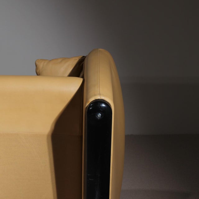 Maralunga Seating Group in Leather by Vico Magistretti for Cassina, Italy, 1973, Set of 3 For Sale - Image 15 of 18