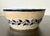 Traditional Hand-Painted Studio Pottery Bowl With Cobalt Botanical Design For Sale - Image 3 of 10