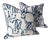Contemporary Hunt Slonem "Bunny Hutch" in Navy & White Lumbar Pillow 12" x 24" - Single For Sale - Image 3 of 6