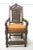 Traditional Pair of Antique Heavily Hand Carved Wooden Armchairs For Sale - Image 3 of 15