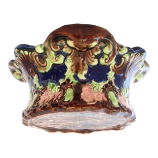 Antique Majolica Planter For Sale