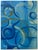 Circular patterns and shapes with the illusion of movement forward and back, blurring, fading, and intertwining. Oil on...