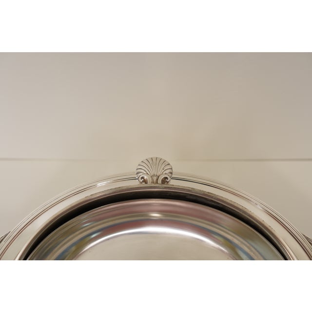 Vintage Silverplate Roll-Top Dome Serving Dish For Sale - Image 12 of 18