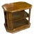 Late 20th Century Ethan Allen Caned Manor Side Table For Sale