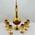 Mouth-blown venetian glass with 24k gold leaf & 3d enamel florals a breathtaking eight-piece (7) hospitality set,...