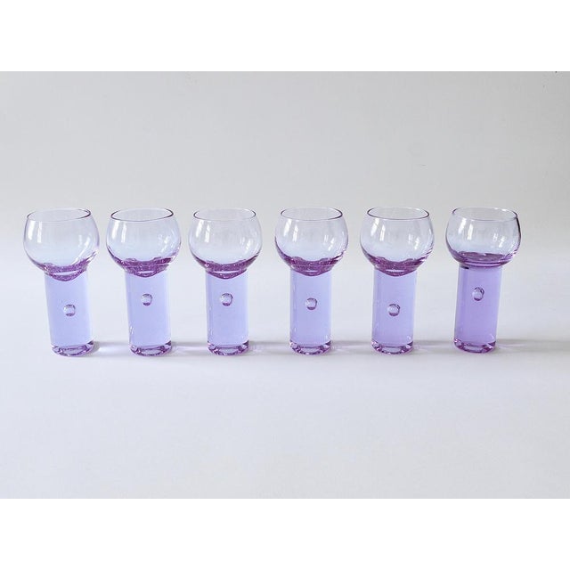 Chameleon Aperitif Drinking Glasses attributed to Sergio Asti for Arnolfo Di Cambio, Italy, 1970, Set of 6 For Sale - Image 13 of 14