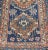 Colorful Persian Antique Karajeh Runner in Blue and Brown For Sale - Image 10 of 13