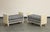 Jean-Michel Frank Parchment Benches Inspired by Jean Michel Frank, Mid-Century Modern Style For Sale - Image 4 of 16