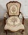 Vintage French Louis XV Regency Style Carved Needlepoint Upholstered Armchair For Sale - Image 4 of 12