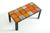 Metal Mid-Century Modern Orange Ceramic Tile Side Table with Iron Frame, 1960s For Sale - Image 7 of 18