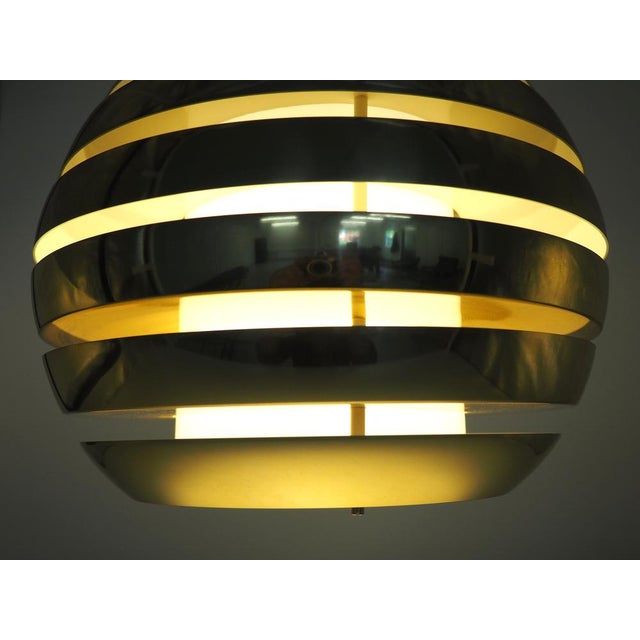 Gold Le Monde Pendant Lamp by Carl Thore, 1960s For Sale - Image 8 of 14
