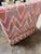 Textile Post Modern Pink Flame Stitch Slipper Chair For Sale - Image 7 of 9