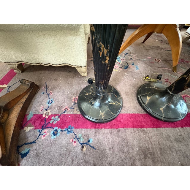 1940s French Serge Roche Attributed Seahorse Torchieres - a Pair For Sale - Image 9 of 16